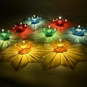LED Water Sensor Diya (Pack of 9) angle 1